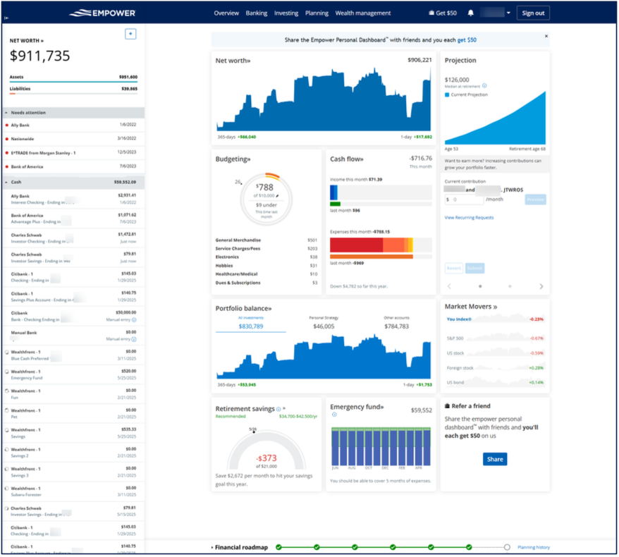 Empower Interface Screenshot