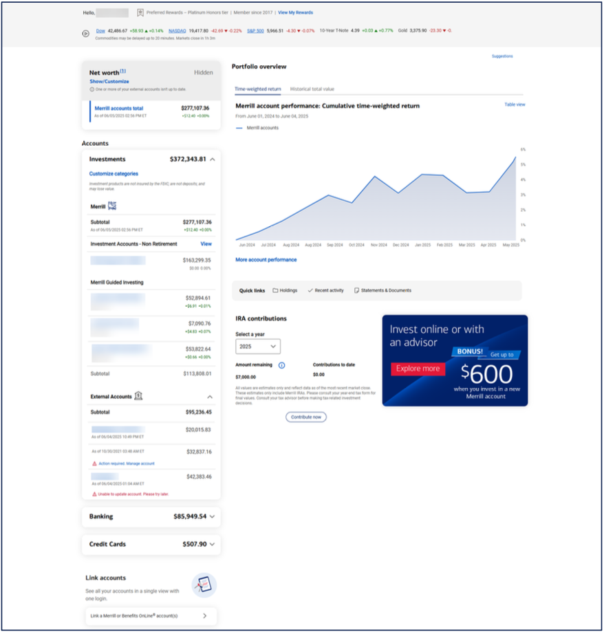 Merrill Interface Screenshot